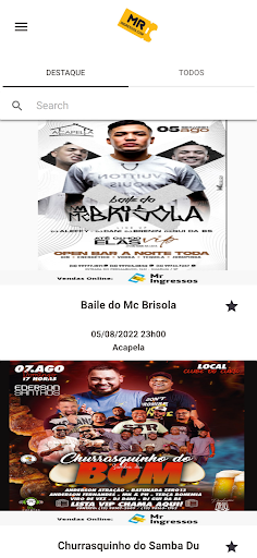 MR Ingressos Screen 2