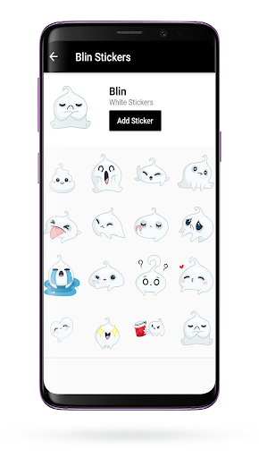 WAStickerApps White Stickers Screen 3