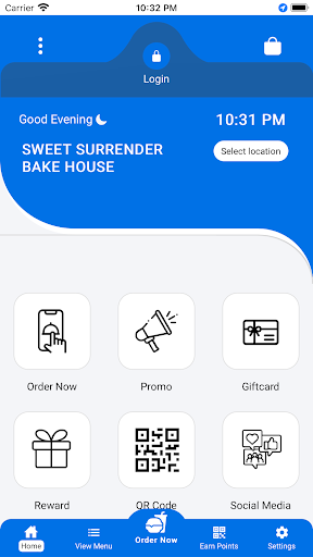 Android application Sweet surrender bake house screenshort