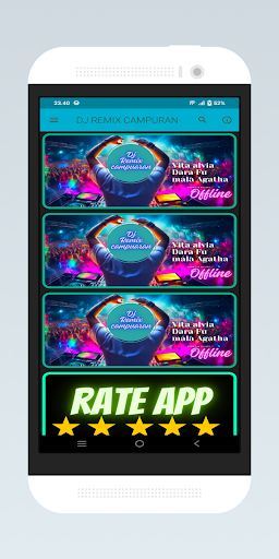 Android application Dj remix campuran screenshort