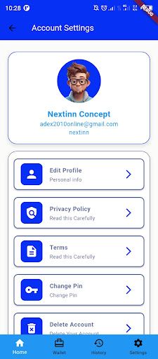 App screenshot
