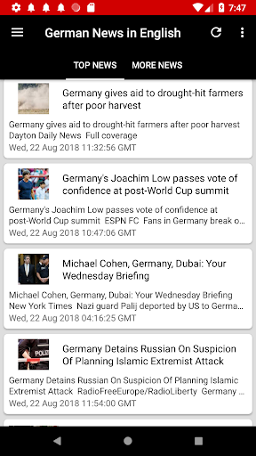 German News in English by News Screen 2