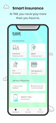 Android application Tillit screenshort