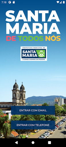 Android application #SMdeTodosNós - Santa Maria screenshort