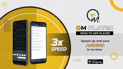 Android application Opus to Mp3 | OM Player I Save screenshort
