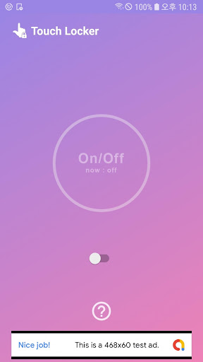 Android application Touch Locker screenshort