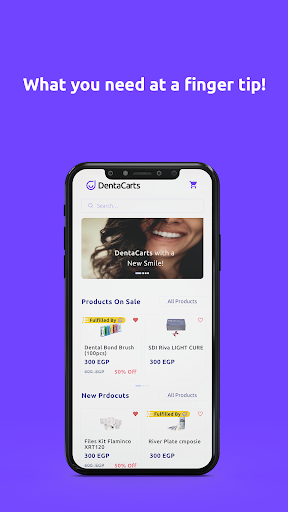 Android application DentaCarts screenshort