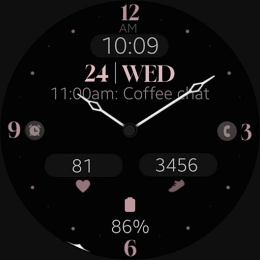 Get Minimal Black v29 watch face for Android Aso Report
