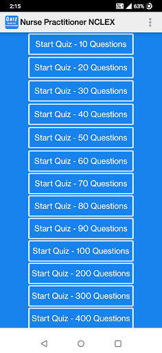 Android application Nurse Practitioner Exam Prep screenshort