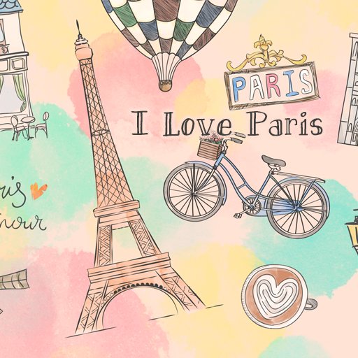 I Love Paris Theme +HOME 1.0.0 Icon