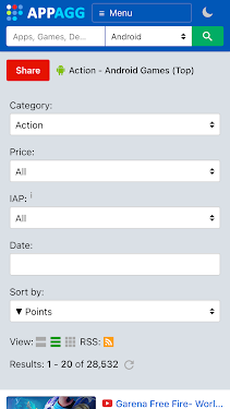 #3. AppAgg: Apps, Games, Deals+RSS (Android) By: AppAgg