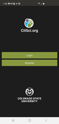 Android application CitSci screenshort