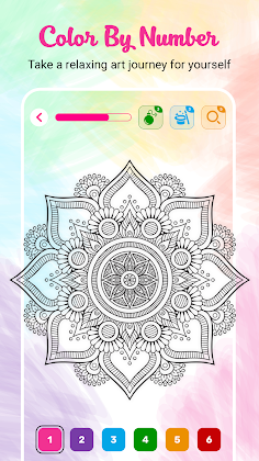 Mandala - Paint By Number - Screenshot 3