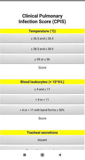 Clinical Pulmonary Infection S
