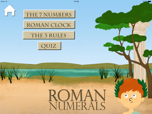 Android application Roman Numerals screenshort