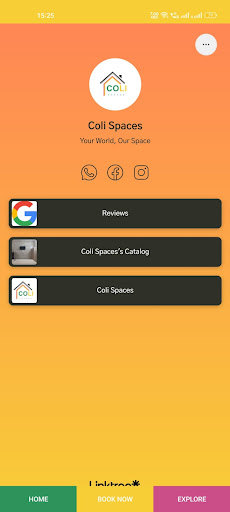 Coli Spaces Screen 2