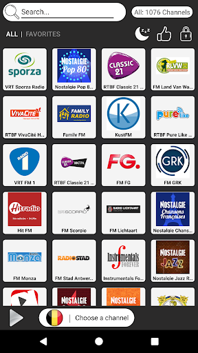 Android application Belgium Radio Stations - AM FM screenshort