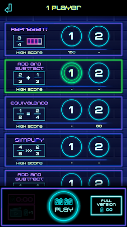 Game screenshot Fraction Challenge: Math games apk download