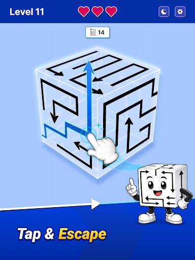 Arrow Out - 3D Cube Capture d'Écran de l'Application Android 5