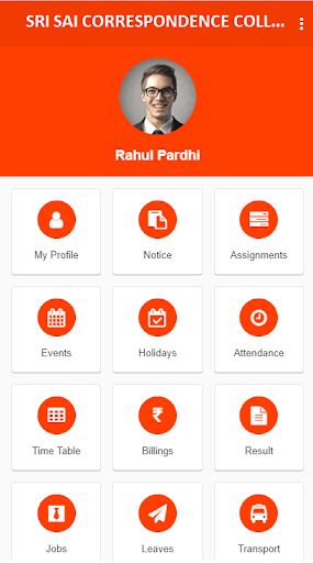 Android application SRI SAI CORRESPONDENCE COLLEGE screenshort