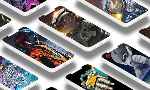 Android application Astronaut Wallpaper screenshort