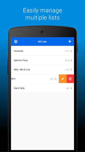 Wizelist - Shopping List Screen 3