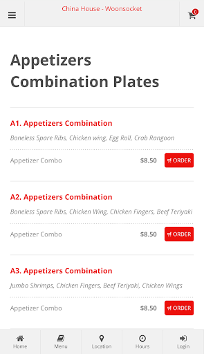 China House Woonsocket Order Screen 3