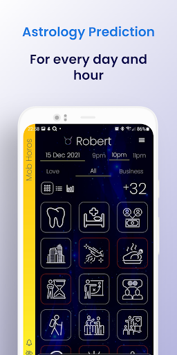 Android application Astrology and Horoscope App. A screenshort
