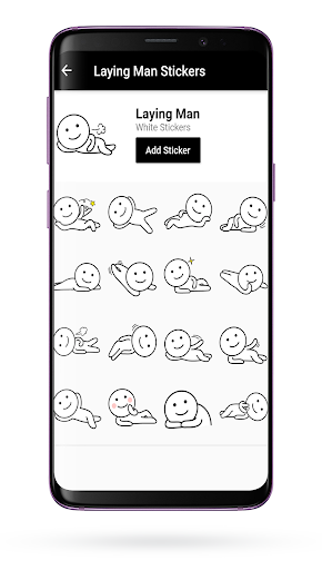 WAStickerApps White Stickers Screen 2