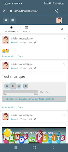 Android application Pot'autonome screenshort
