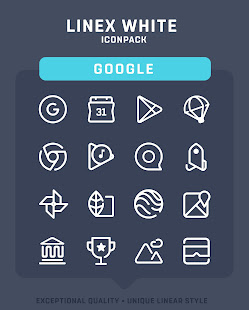 LineX White Icon Pack v3.1 APK Patched