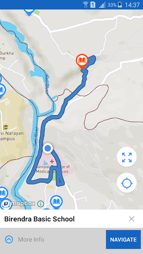 Android application Explore Pokhara screenshort