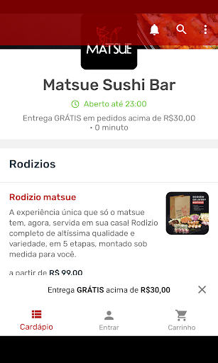 Matsue Sushi Bar Screen 2