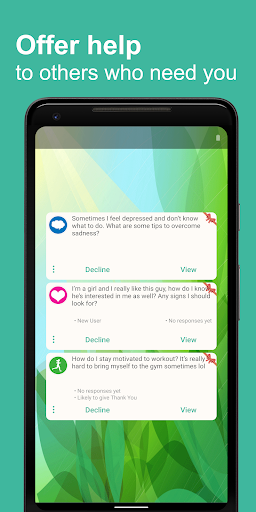CoVerse - Advice and Chat Screen 2