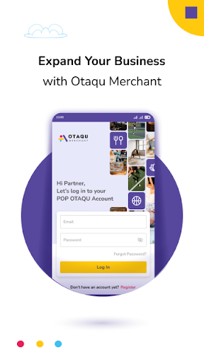 OTAQU Merchant Screen 2