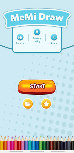 Android application MeMi Draw Learn Draw & Color screenshort