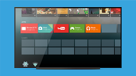 screenshot of Android TV Launcher