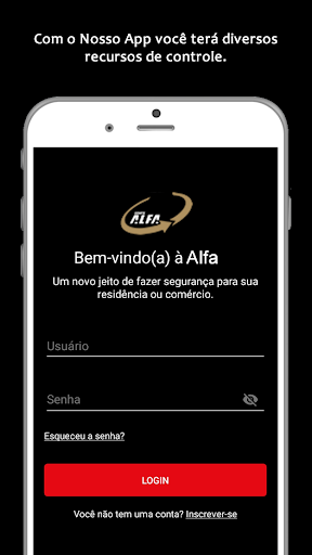 Android application Grupo Alfa screenshort