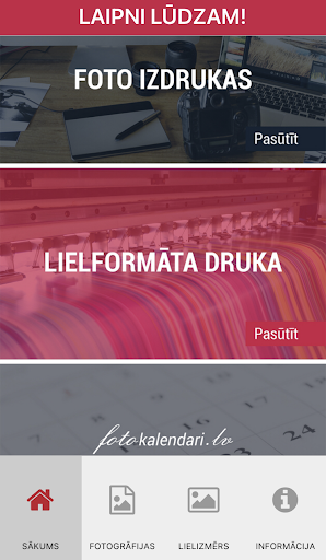 Android application Pasts Foto screenshort