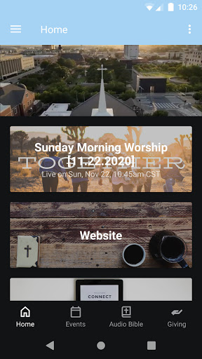 Android application First Church OKC screenshort