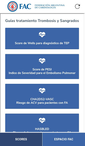 Android application FAC Mobile screenshort
