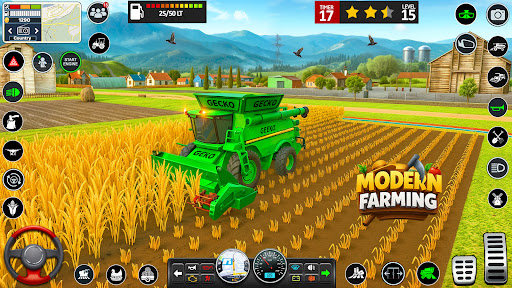 Big Farming Tractor Game 3D screenshot 11