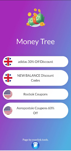 Android application Money Tree screenshort