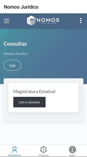 Android application Nomos Jurídico screenshort