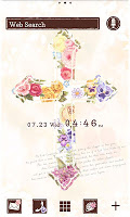 screenshot of Cute Theme-Floral Cross-