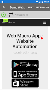 Captura de Pantalla 4 Web Macro Bot | Automatización android