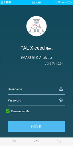 Android application PAL XceedNext screenshort