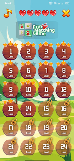 Android application Fun Matching Game screenshort