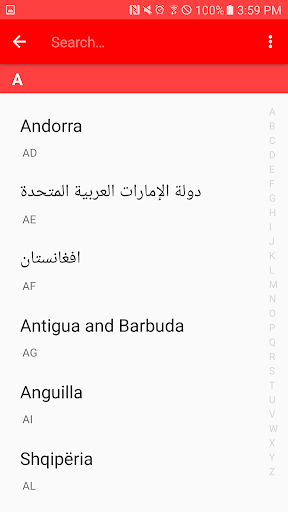 Countries of the World Informa Screen 3