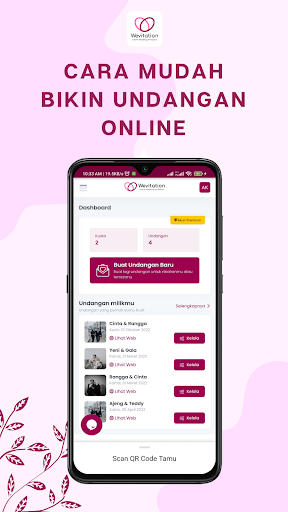 Android application Wevitation - Undangan Digital screenshort